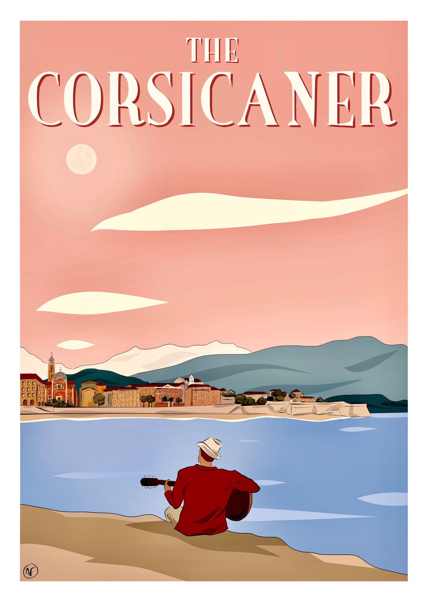 La promenade du soir (tirage d’art) - The Corsicaner