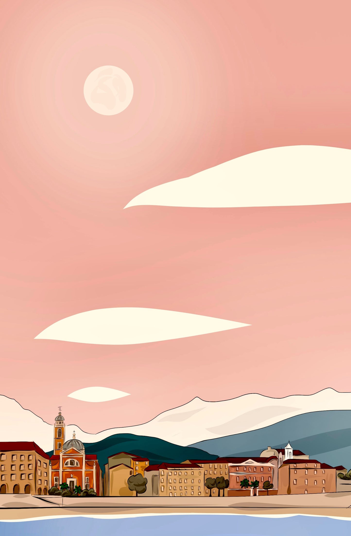 La promenade du soir (tirage d’art) - The Corsicaner