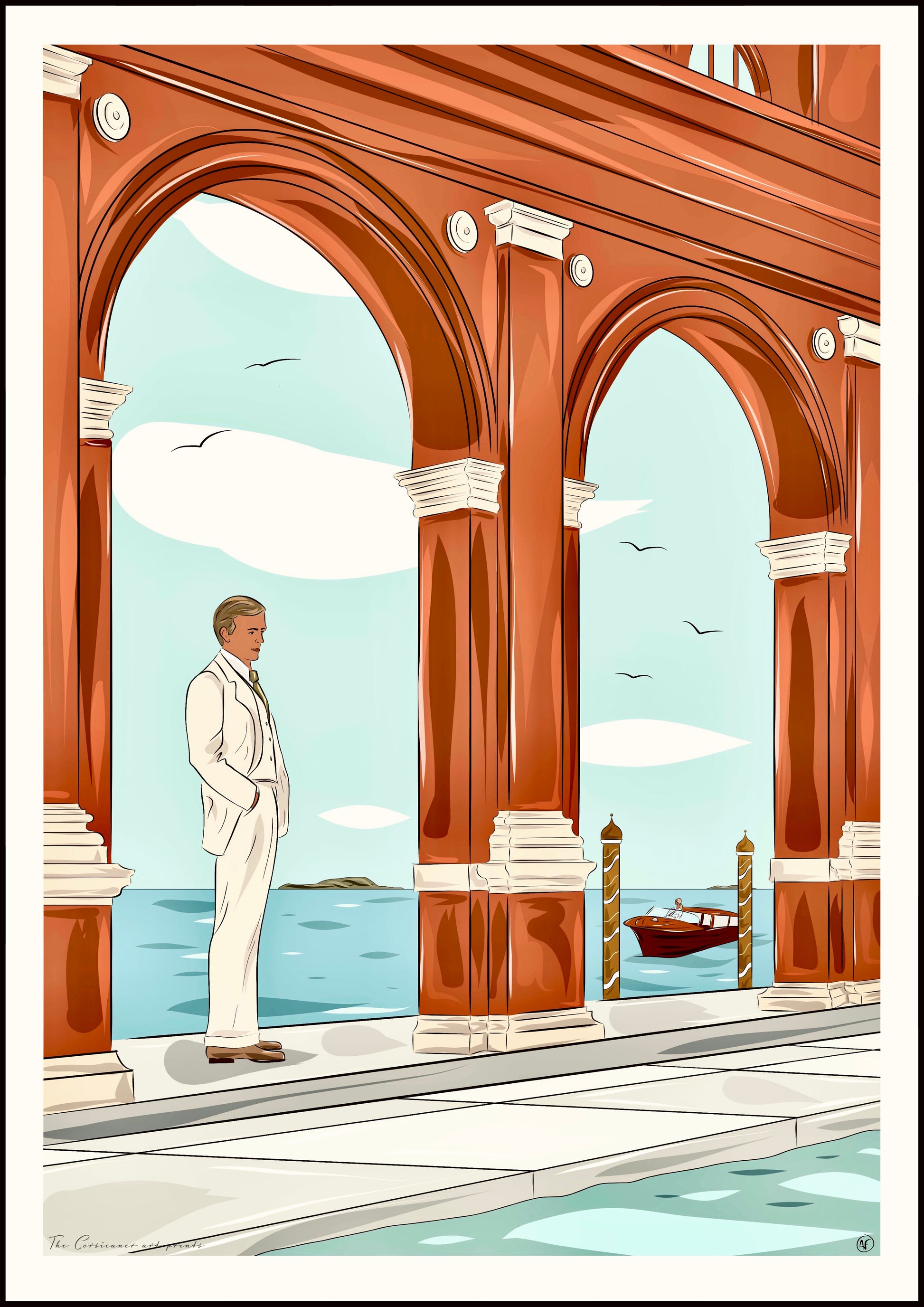 L’appuntamento a Venezia (tirage d’art) - The Corsicaner