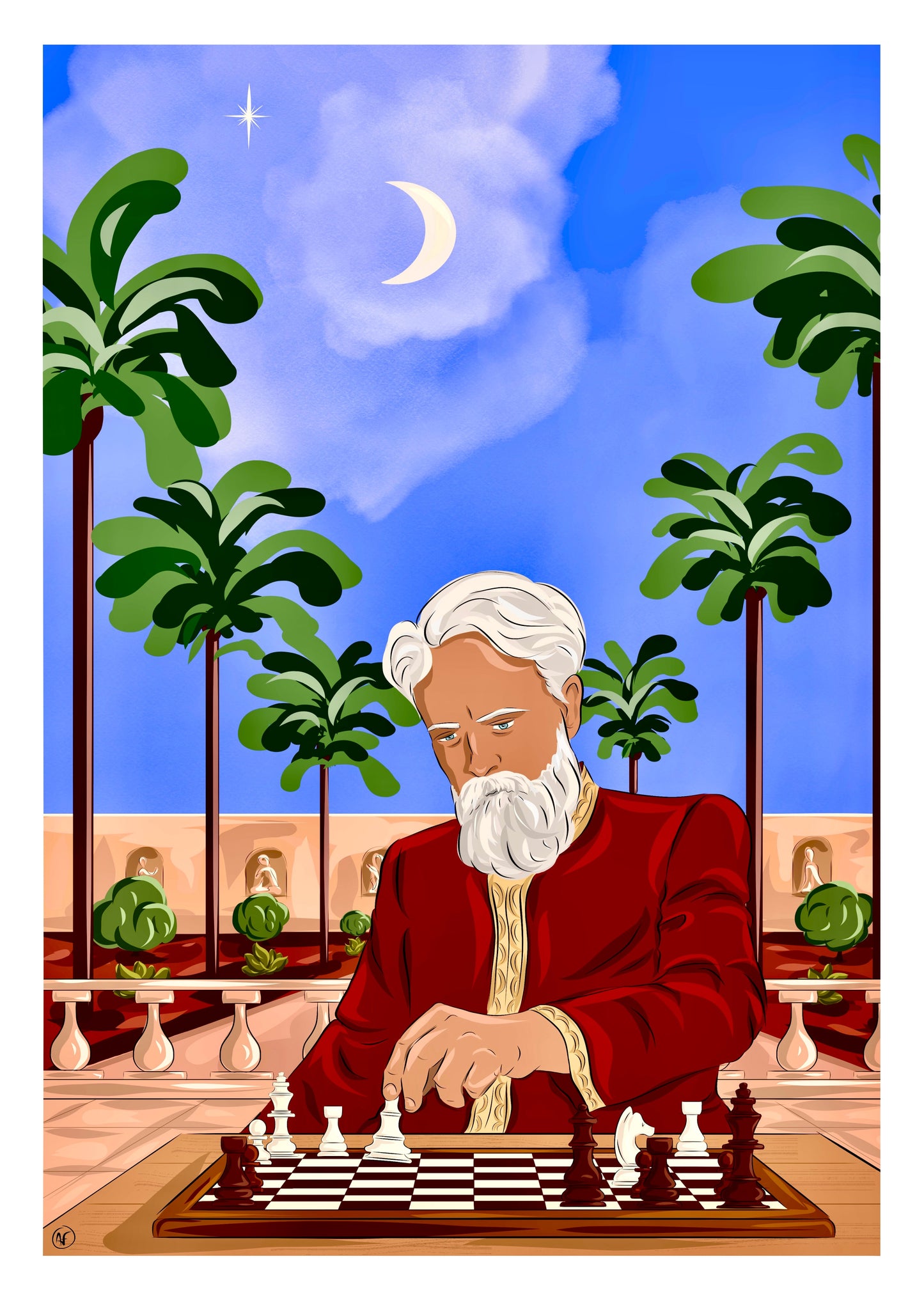 Le mage (tirage d’art) - The Corsicaner