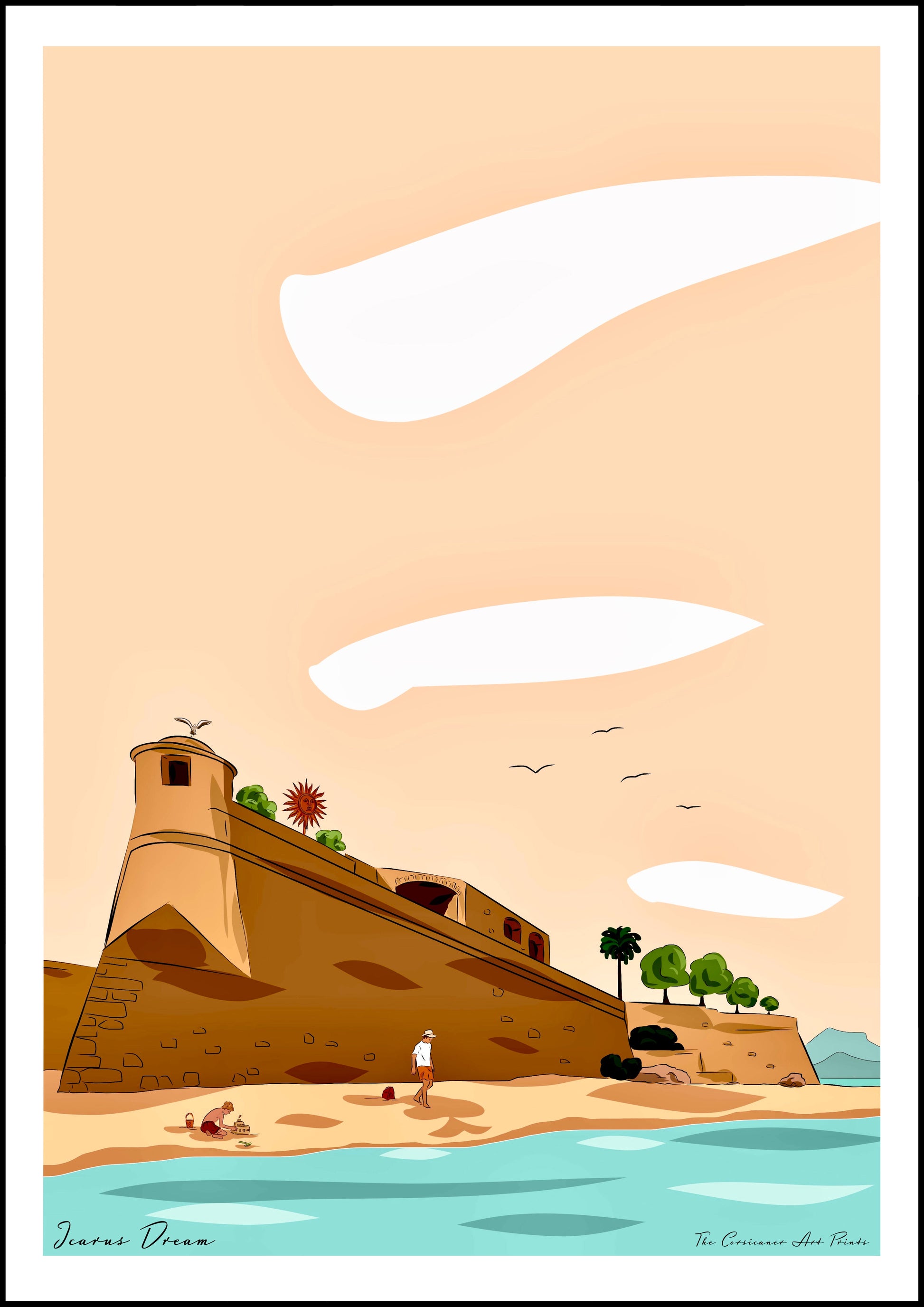 Le songe d’Icare (tirage d’art) - The Corsicaner