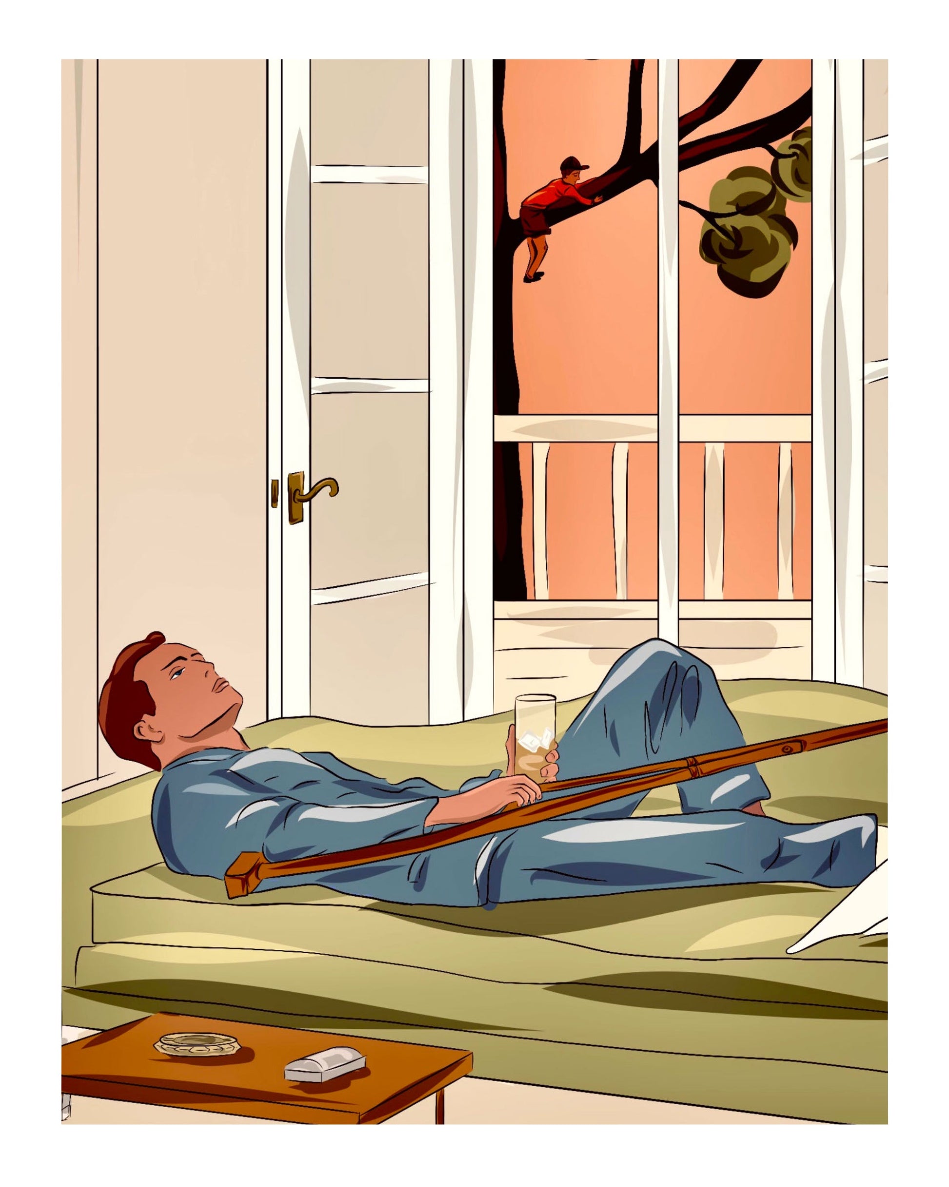 Paul Newman - alternative movie poster for a Cat on a hot tin roof, Tennessee Williams, movie lovers home decor, wall art, 