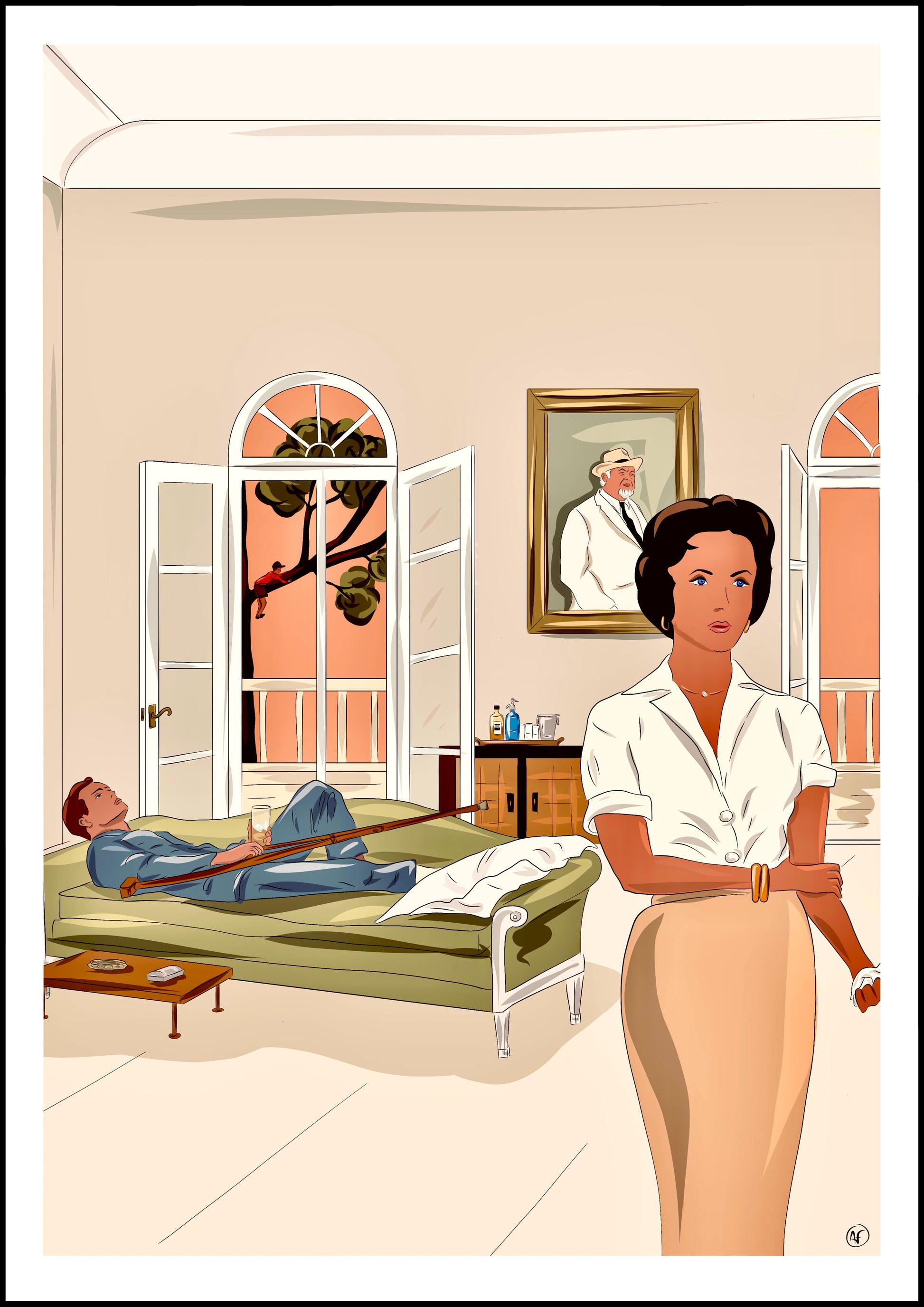 Maggie the cat - alternative movie poster, wall art, perfect gift for movie lovers