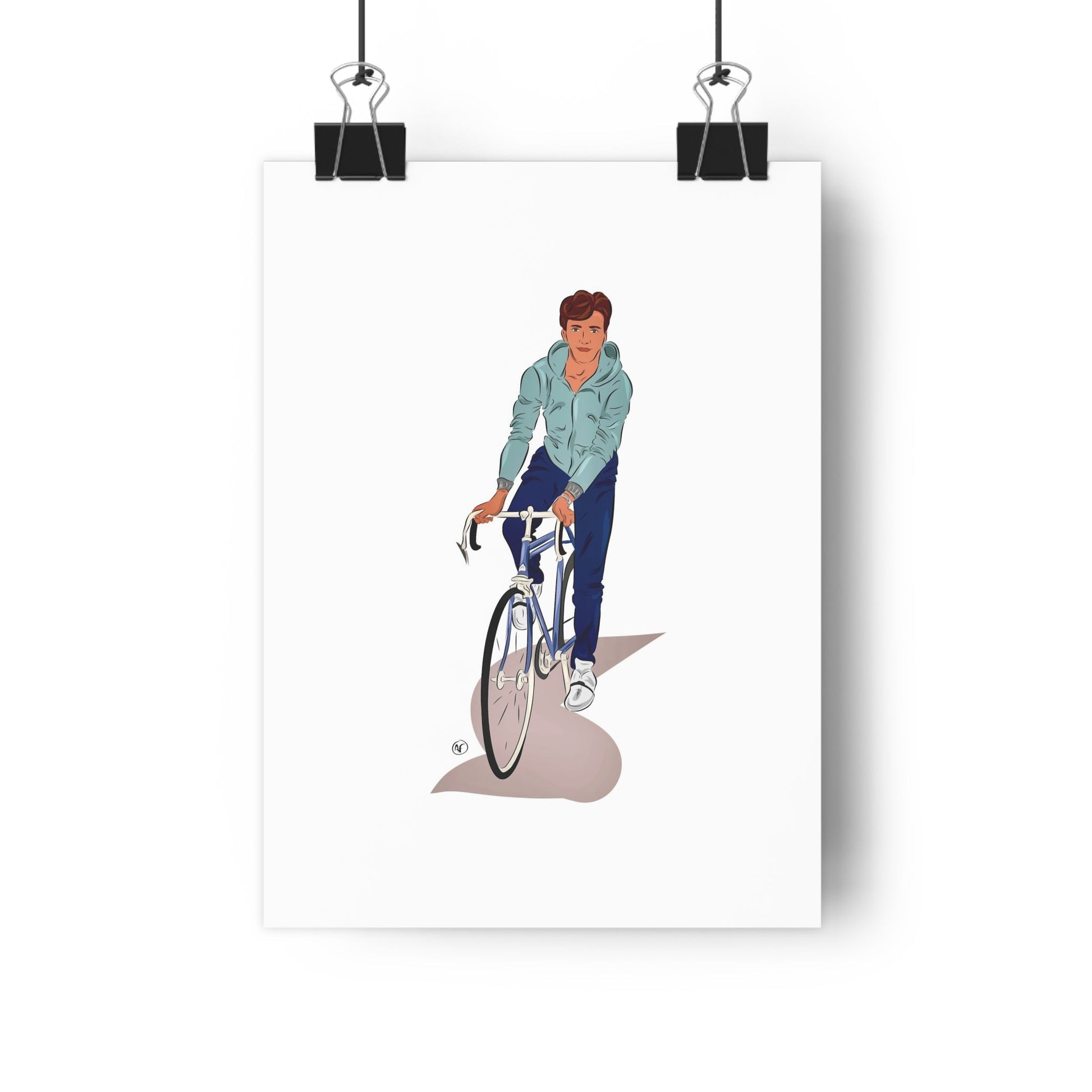 Mon portrait couleur dessiné à la main sur fond neutre - The Corsicaner
