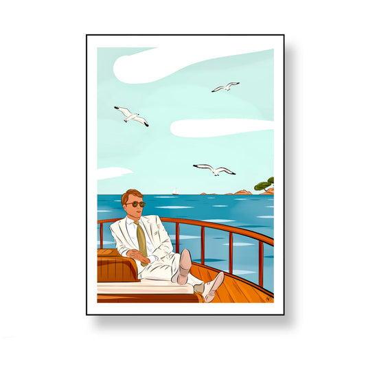 No sharks (tirage d’art) - The Corsicaner