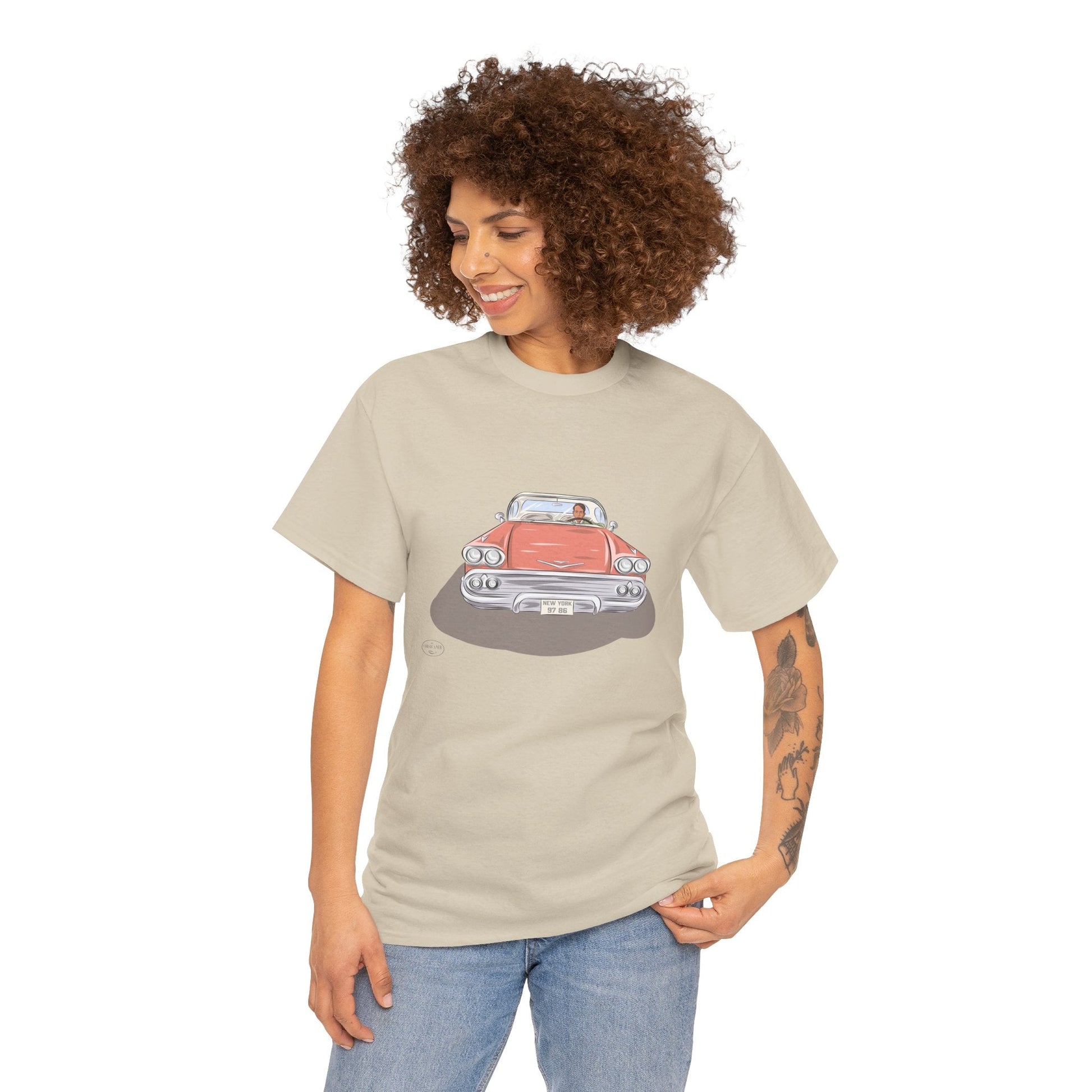 "Old Chevy" - T-shirt unisexe 100% coton éco - responsable - The Corsicaner