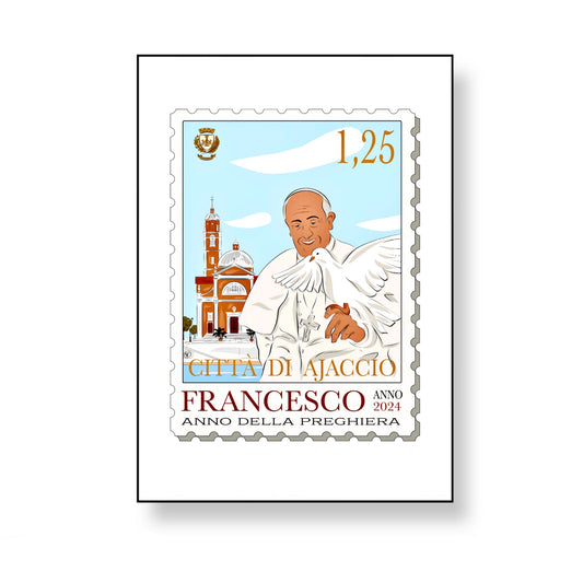 Papa Francesco ad Ajaccio (tirage d’art) - Le Pape François à Ajaccio - The Corsicaner