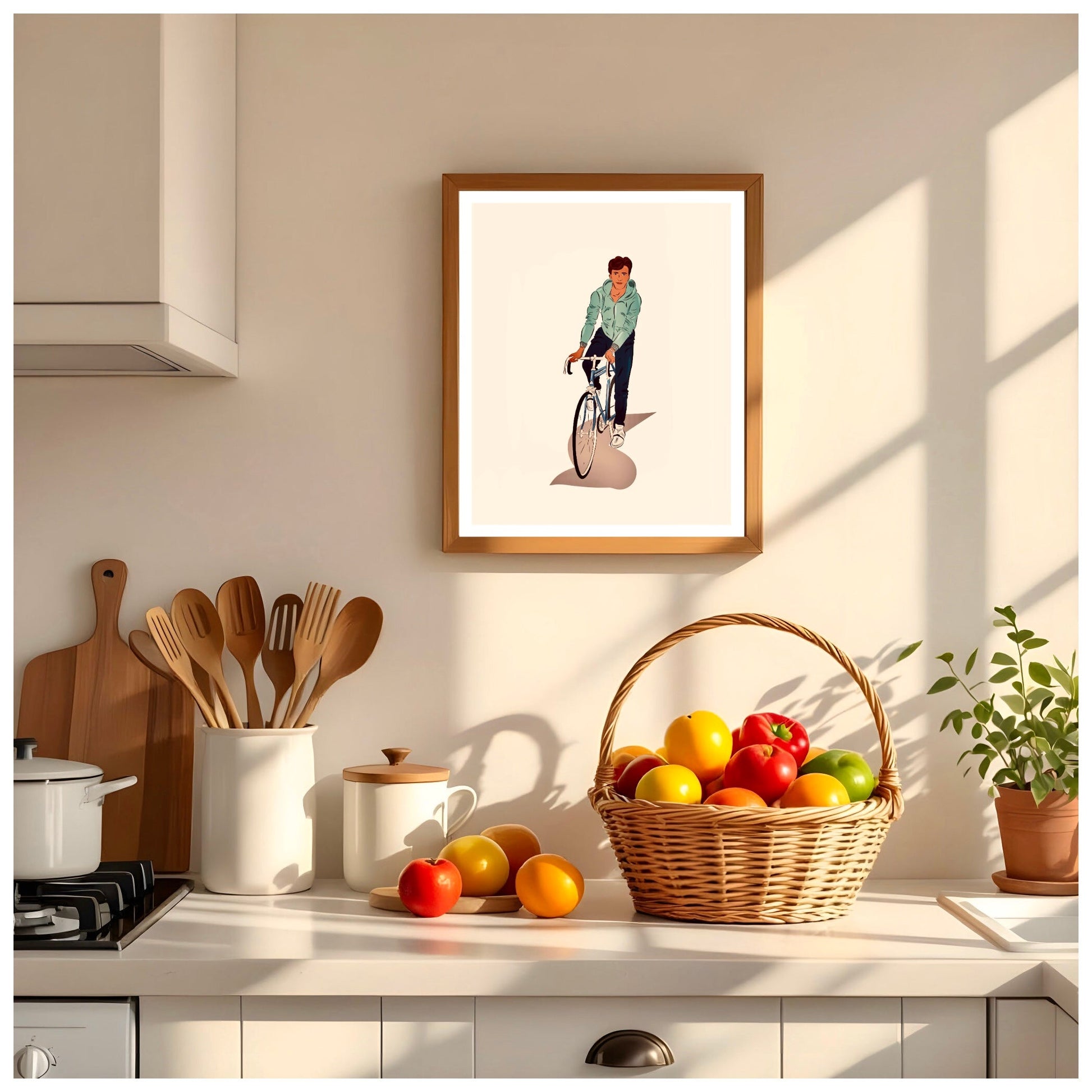 Portrait couleur personnalisé dessiné à la main sur fond neutre - The Corsicaner