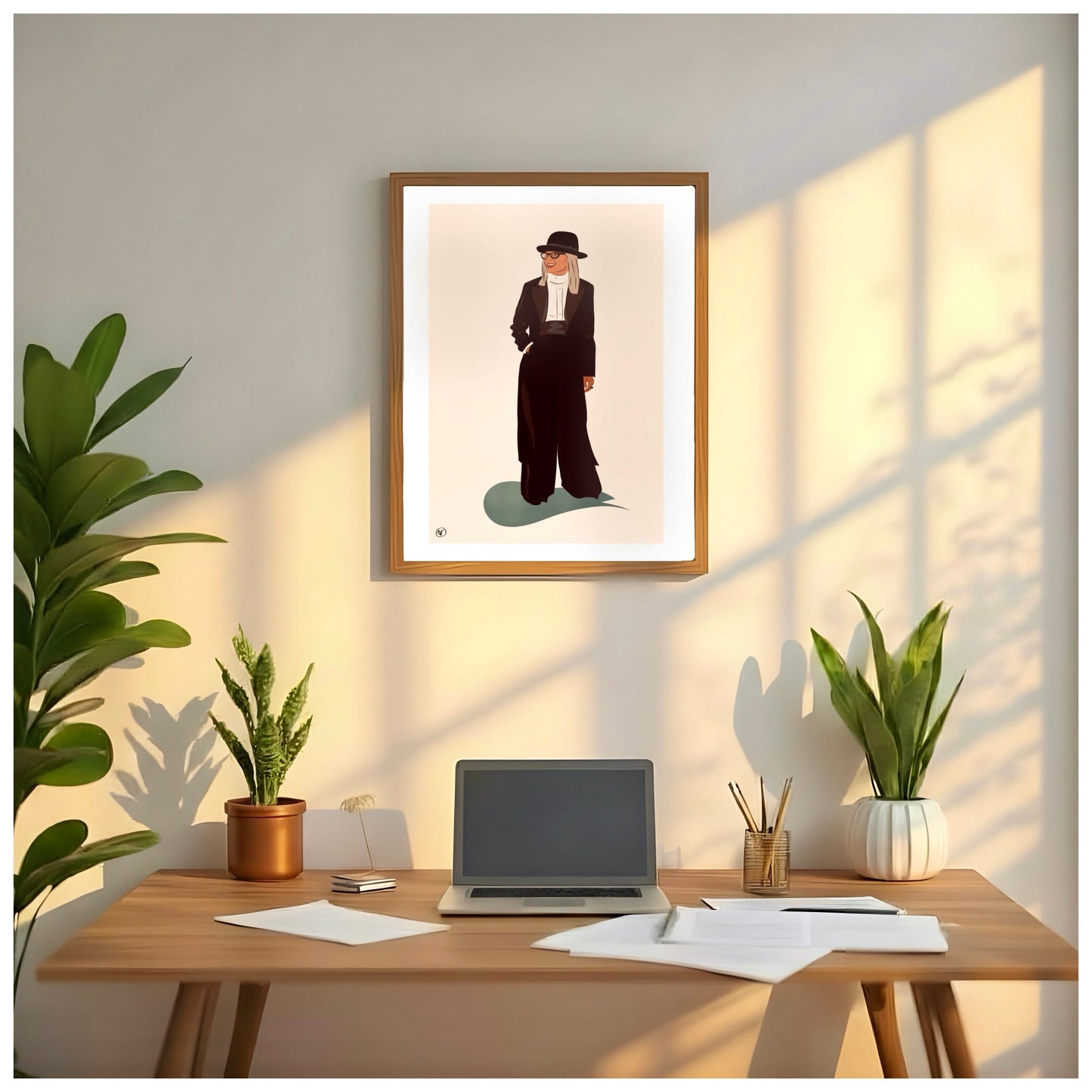 Portrait couleur personnalisé dessiné à la main sur fond neutre - The Corsicaner