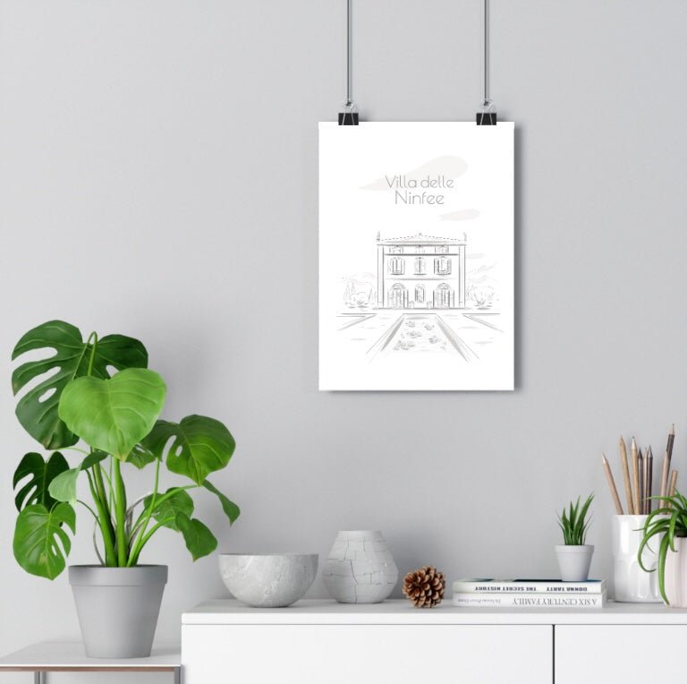 Portrait de maison dessiné à la main - The Corsicaner