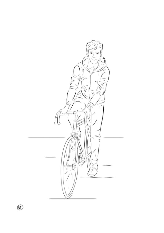 Portrait line art - The Corsicaner