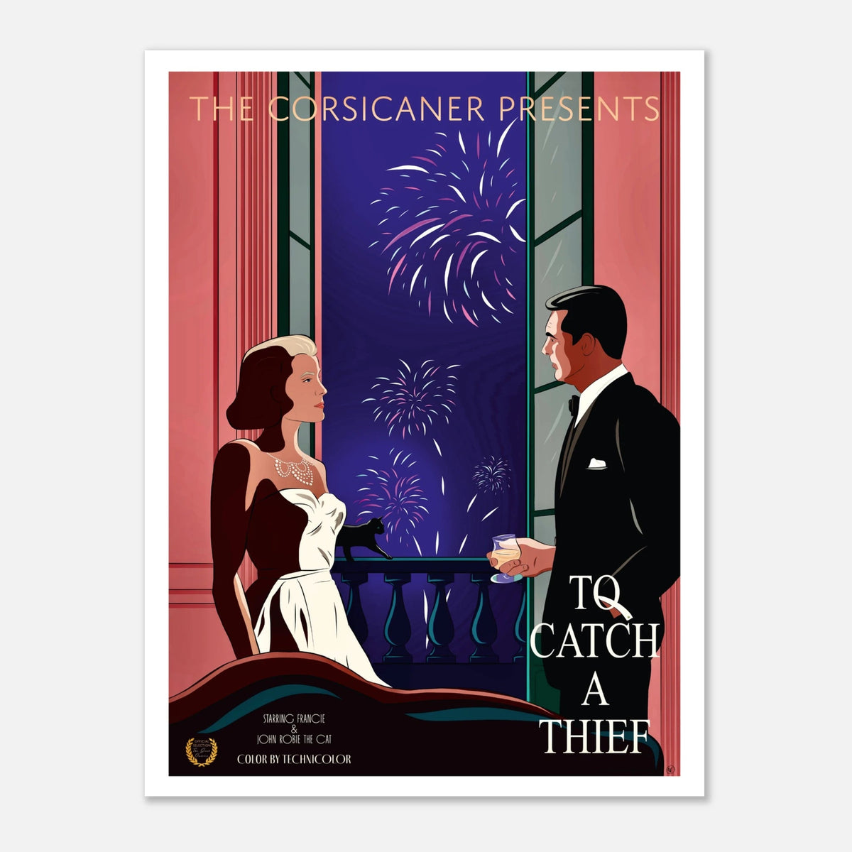 Poster Alternatif To Catch a Thief - livraison offerte - The Corsicaner