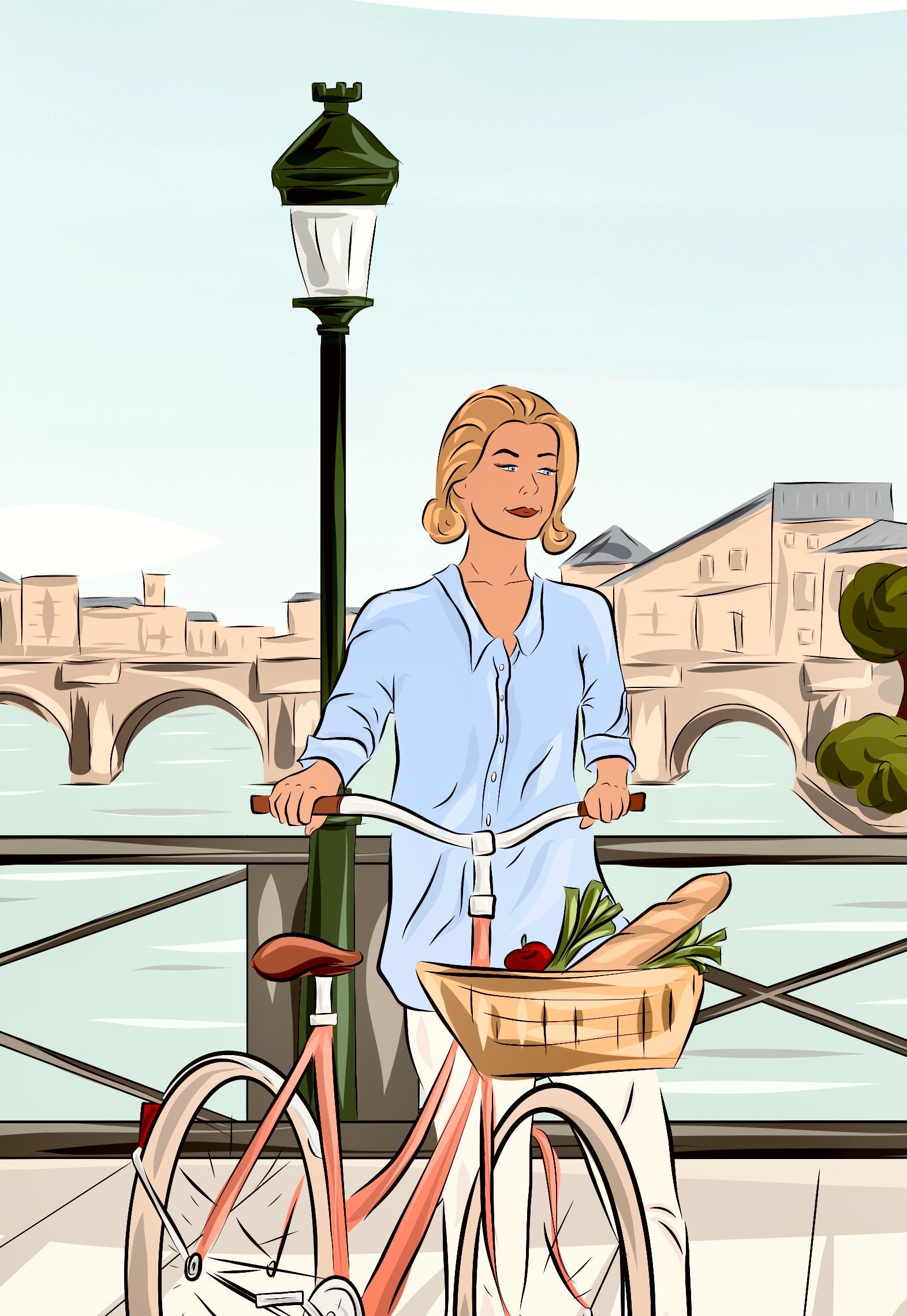 Rencontre sur le Pont des Arts (tirage d’art) - The Corsicaner
