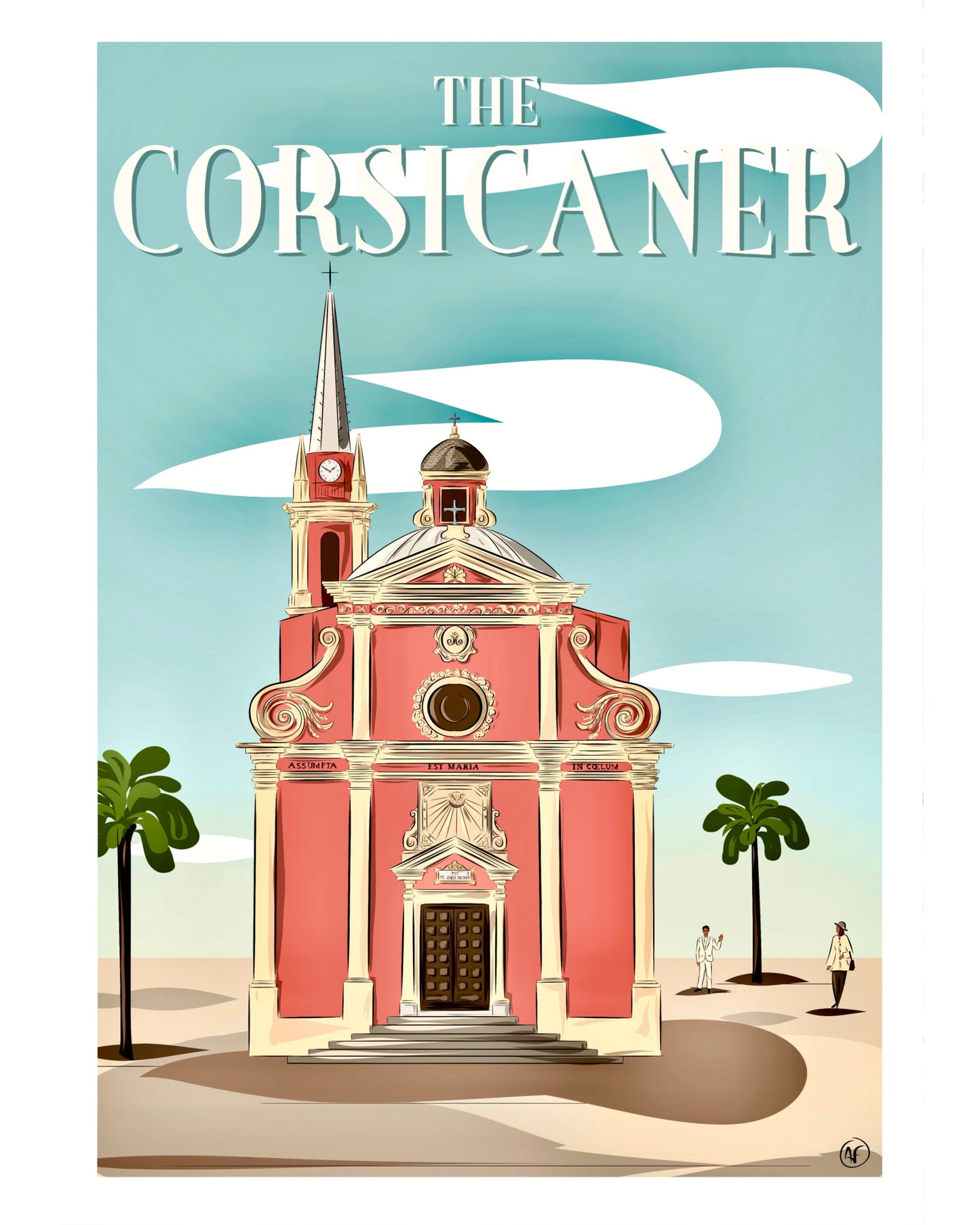 Sainte-Marie Majeure, Calvi (tirage d’art) - The Corsicaner