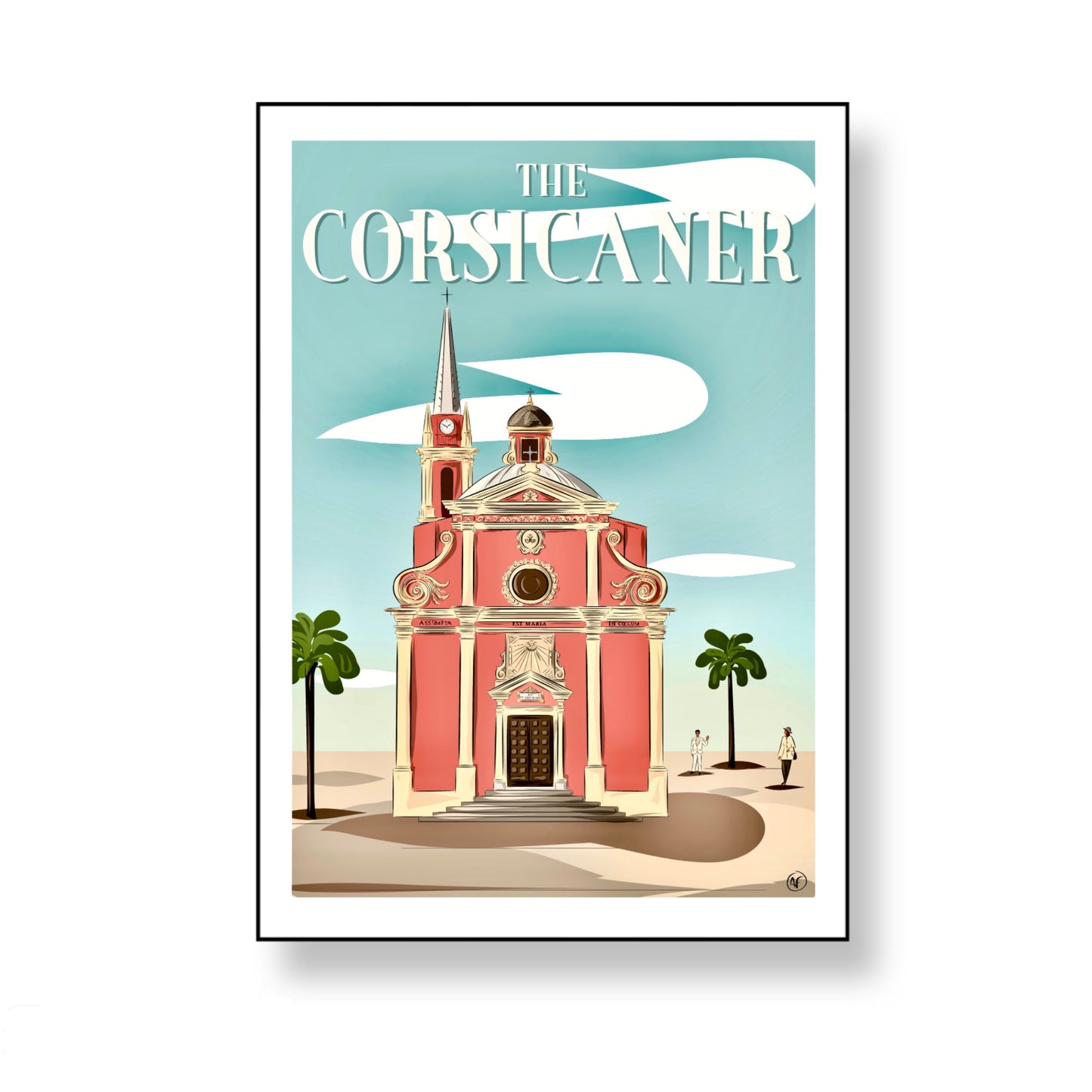 Sainte-Marie Majeure, Calvi (tirage d’art) - The Corsicaner