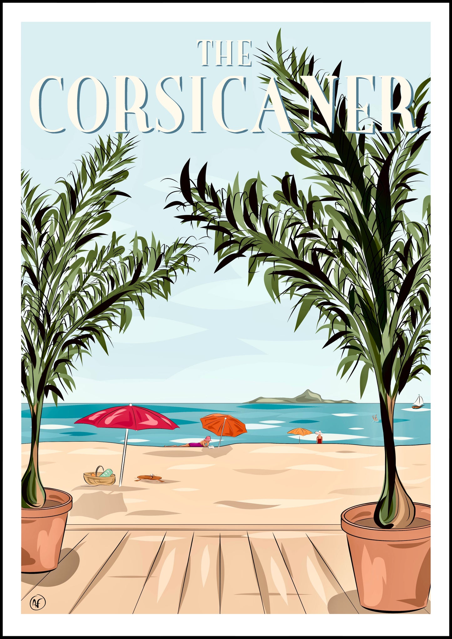 Septembre ou la chute d’Icare (tirage d’art) - The Corsicaner