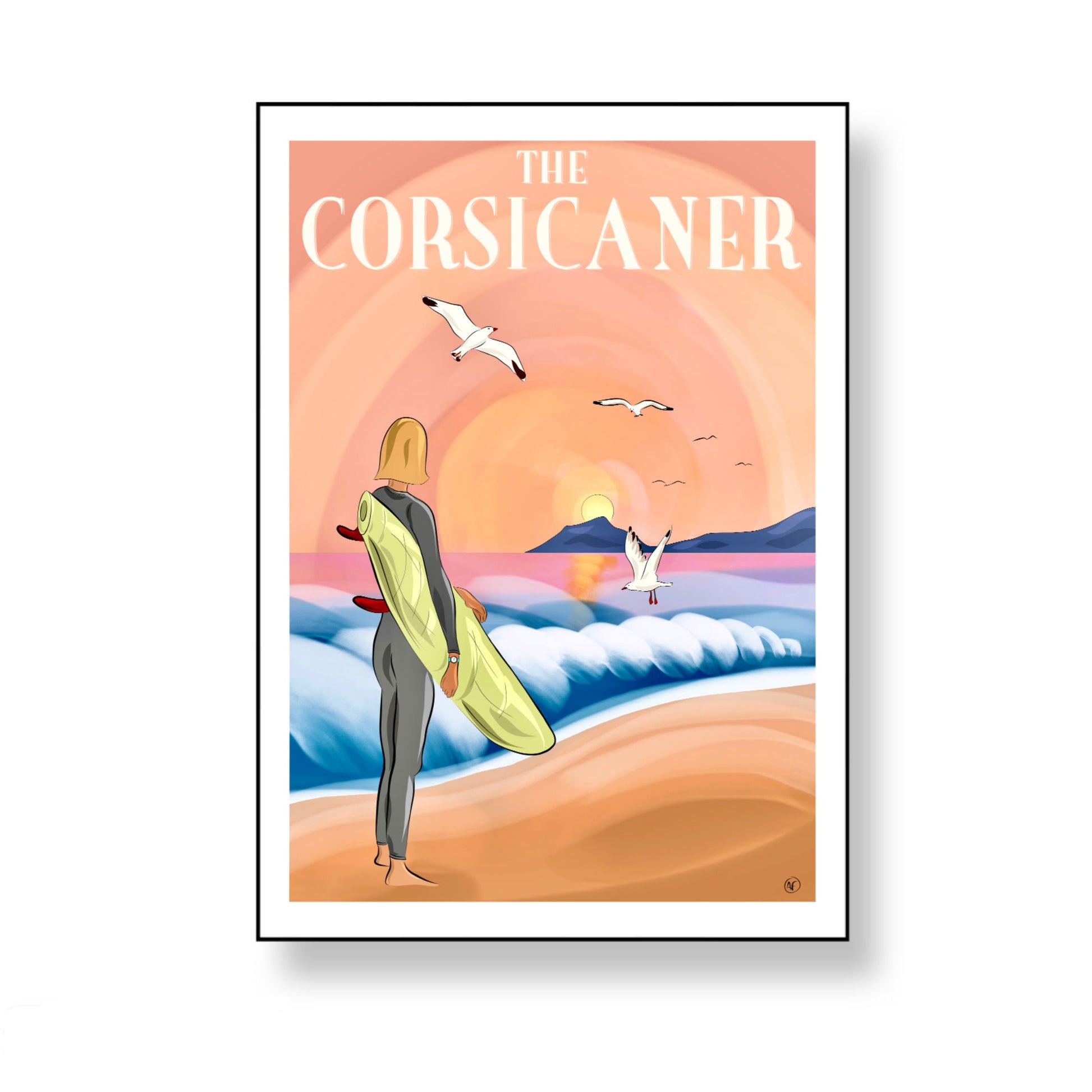 Sunset on the rock - The Corsicaner