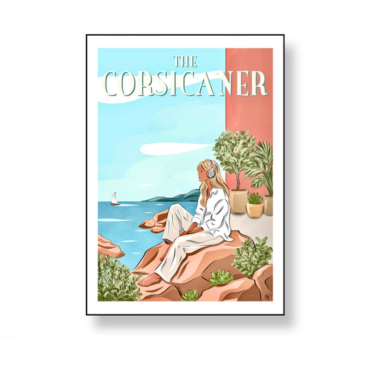Sur les rochers (tirage d’art) - The Corsicaner