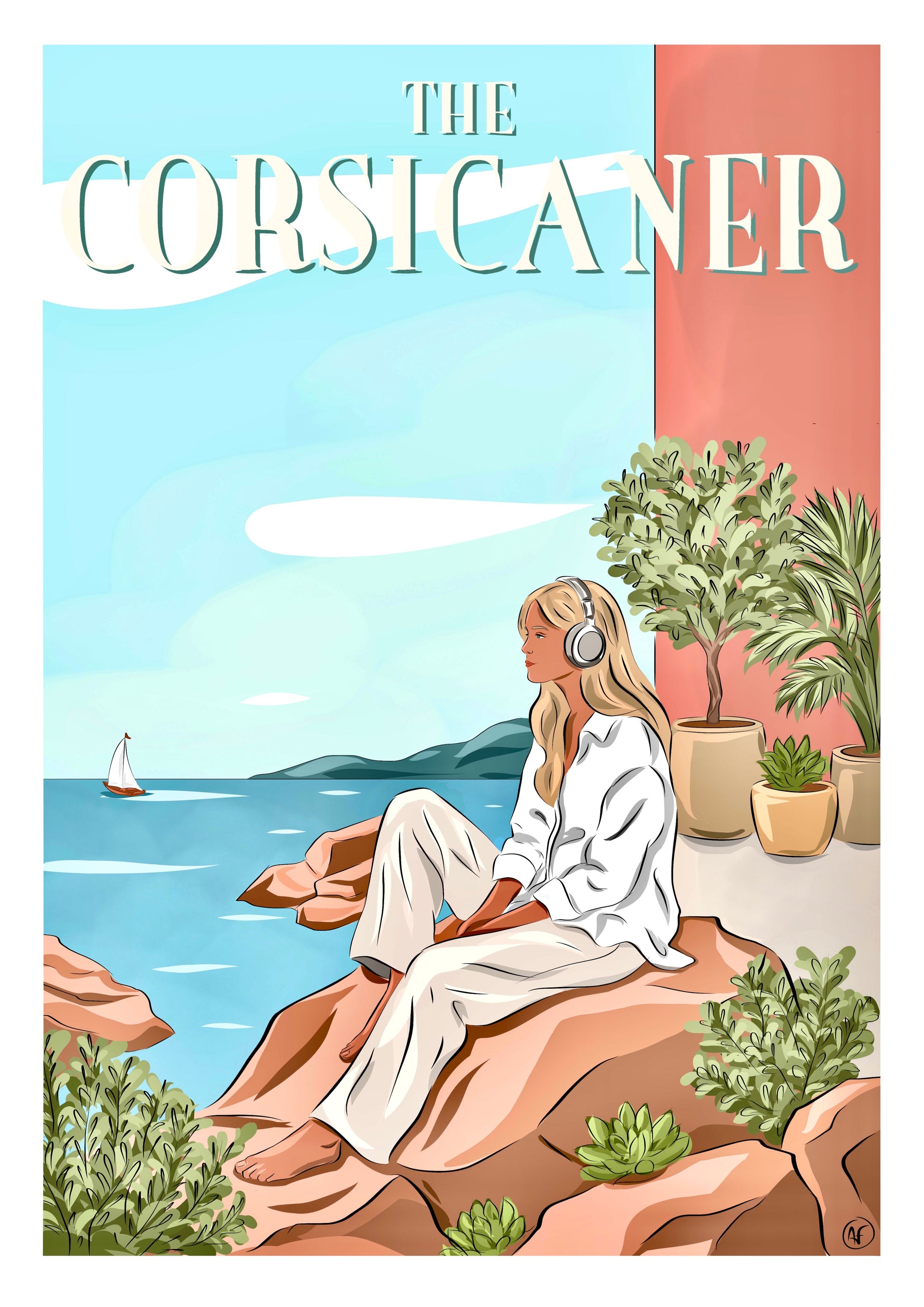 Sur les rochers (tirage d’art) - The Corsicaner