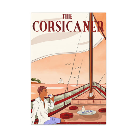 "The present moment" - Matte Canvas Coastal Wall Art by The Corsicaner - The Corsicaner