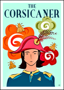 Affiche d’artiste THE CORSICANER - Art print - Napoléon - Pop art - Poster d’art