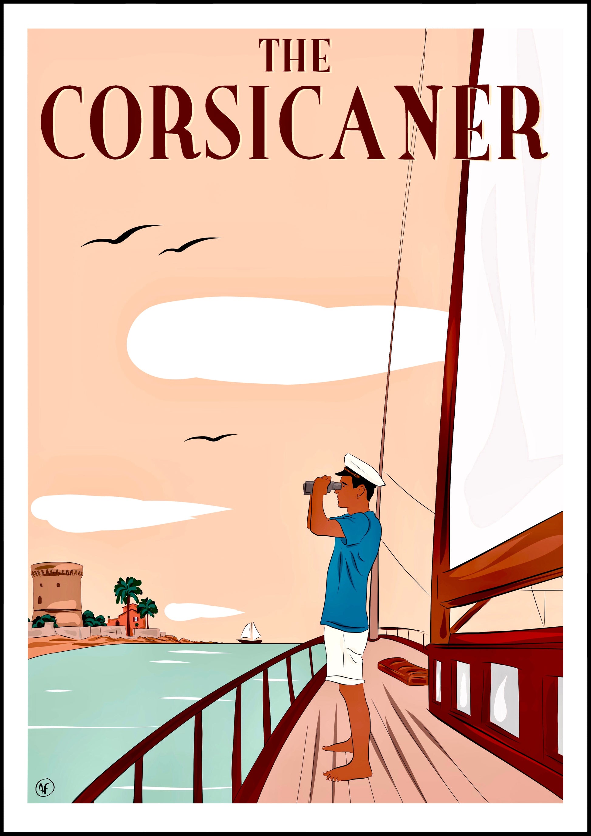 Cap sur le cap (tirage d’art) - The Corsicaner