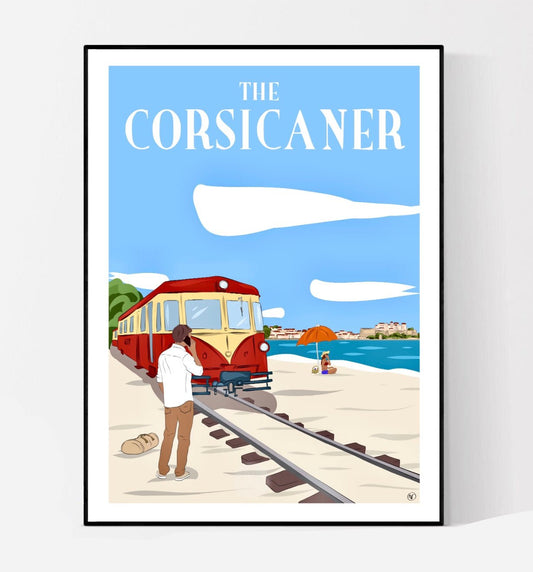 L’arrêt du Lido (tirage d’art) - The Corsicaner