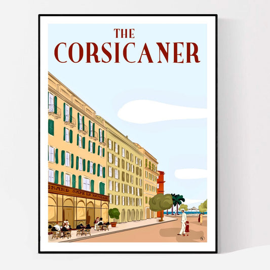 Un café au Napoléon (tirage d’art) - The Corsicaner